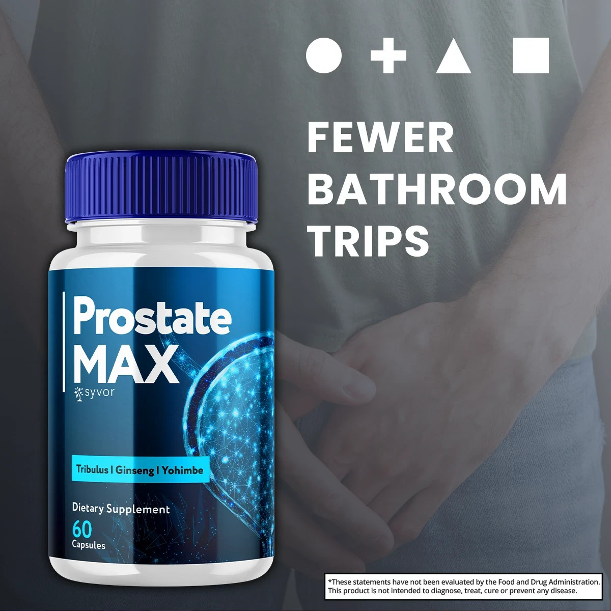 Prostate Max Formula Supplement Natural Vitamin for Health & Wellness 60 Caps
