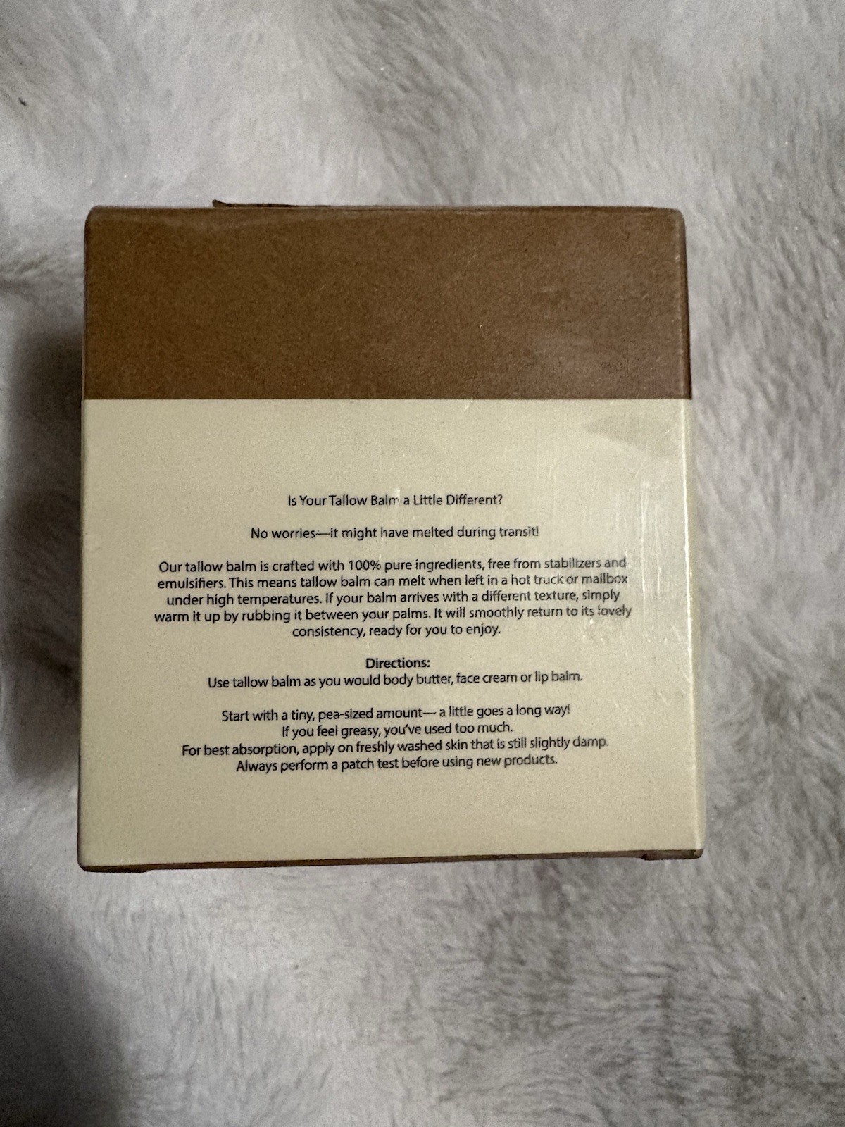 Mr Lilei Tallow Balm Raw Wild Honey Organic Bakuchiol 4.06 oz 12M