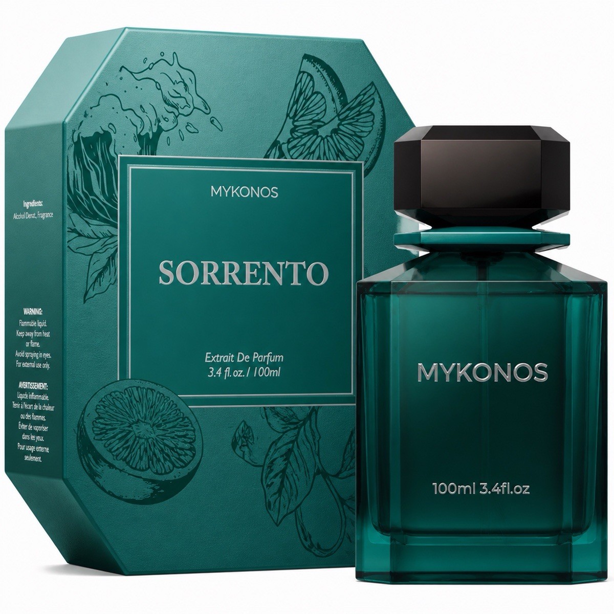 Mykonos Sorrento 100 ML 3.4 FL oz Eau de Parfum New Sealed Authentic