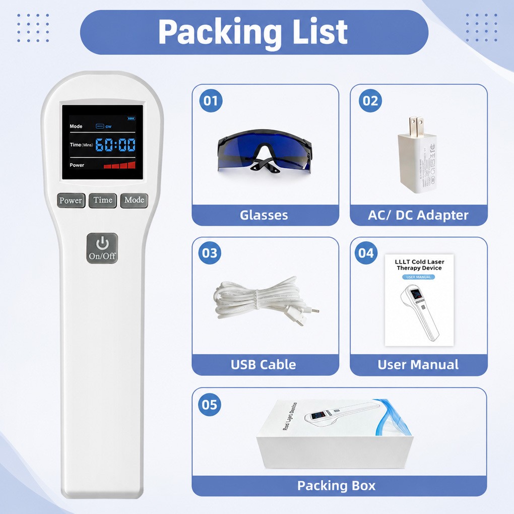 650nm 808nm LLLT Cold Laser Machine for Arthritis Muscle Pain Pets Home Use
