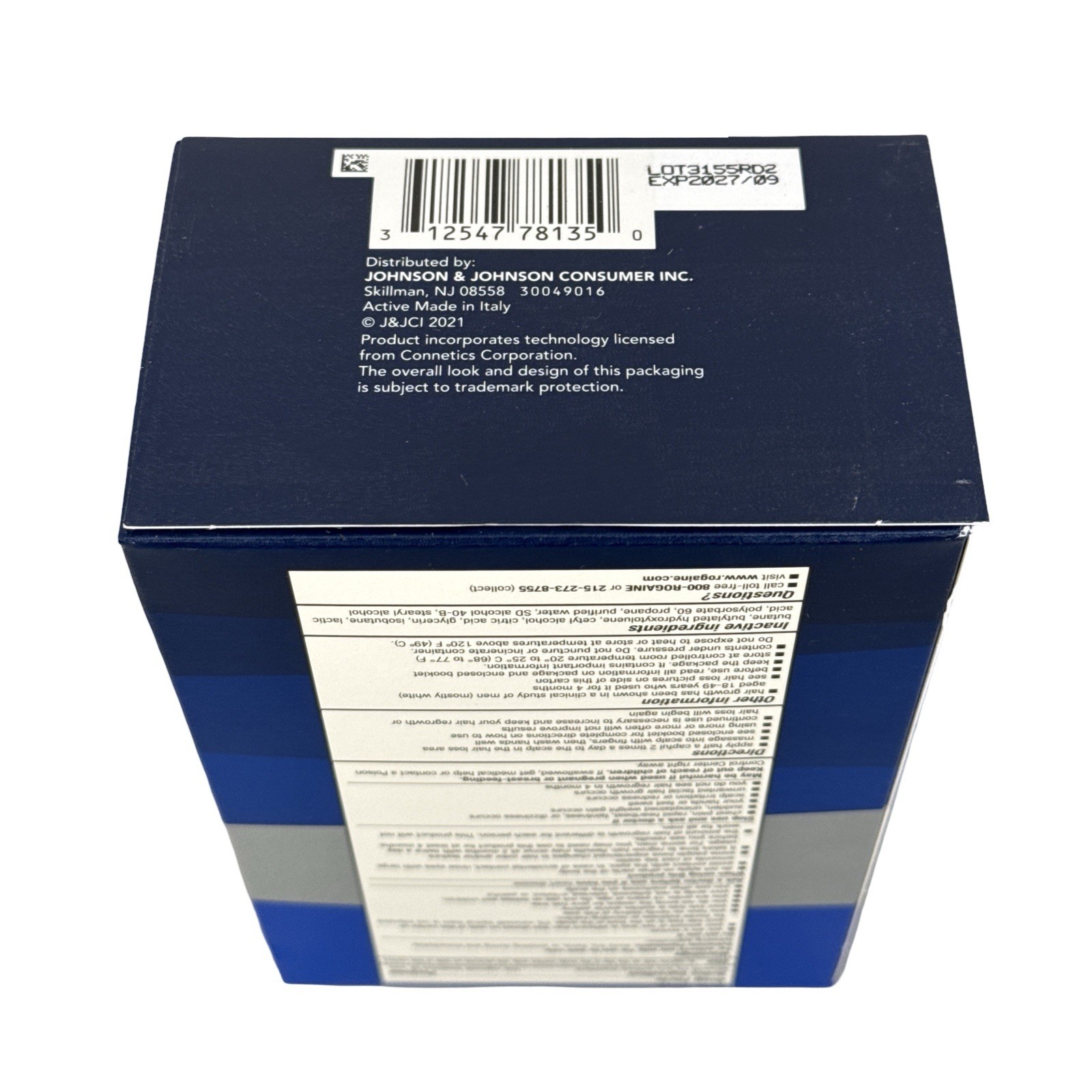 Rogaine Men’s 5% Minoxidil Foam Hair Regrowth Treatment, 3×2.11 oz, Exp 09/2027
