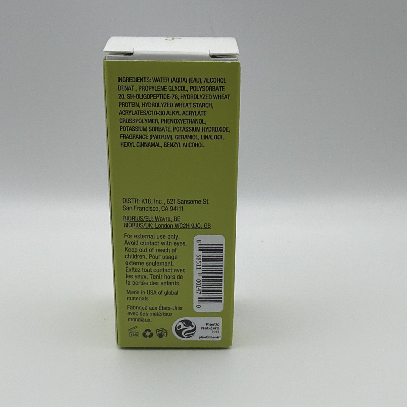 K18 Biomimetic Hairscience Molecular Repair Hair Mist 1 fl oz Travel Size