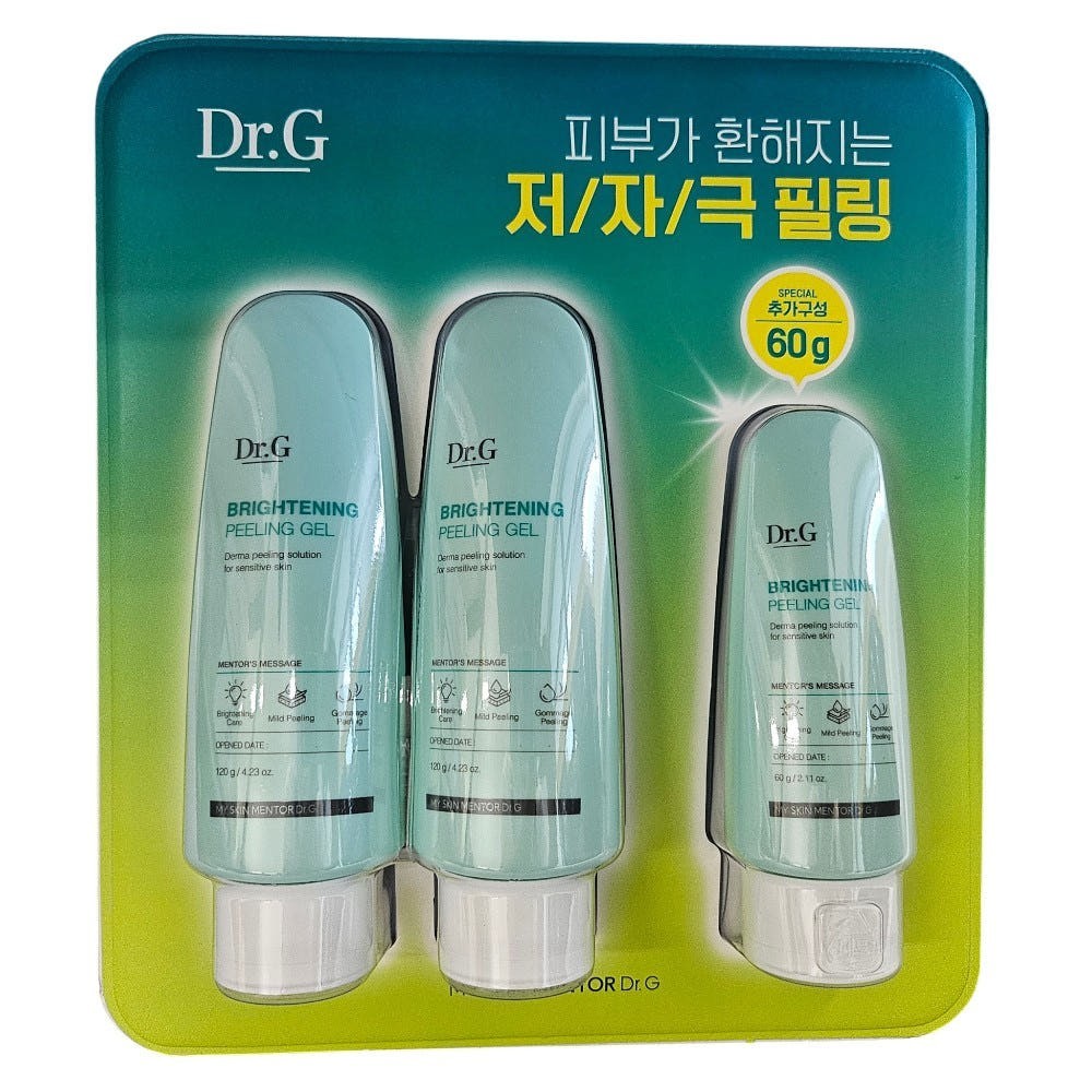 DR.G BRIGHTENING PEELING GEL 10.14 fl oz set Facial Peeling Gel (K-Beauty)