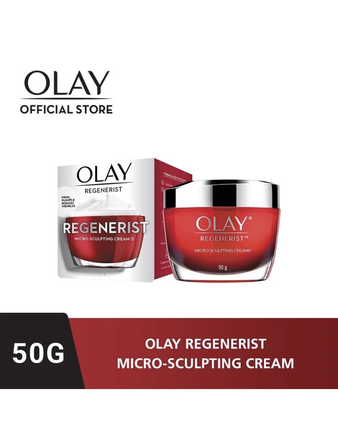 Olay Regenerist Micro-Sculpting Cream Anti Aging Moisturizer 1.7oz (50g)-NEW!!