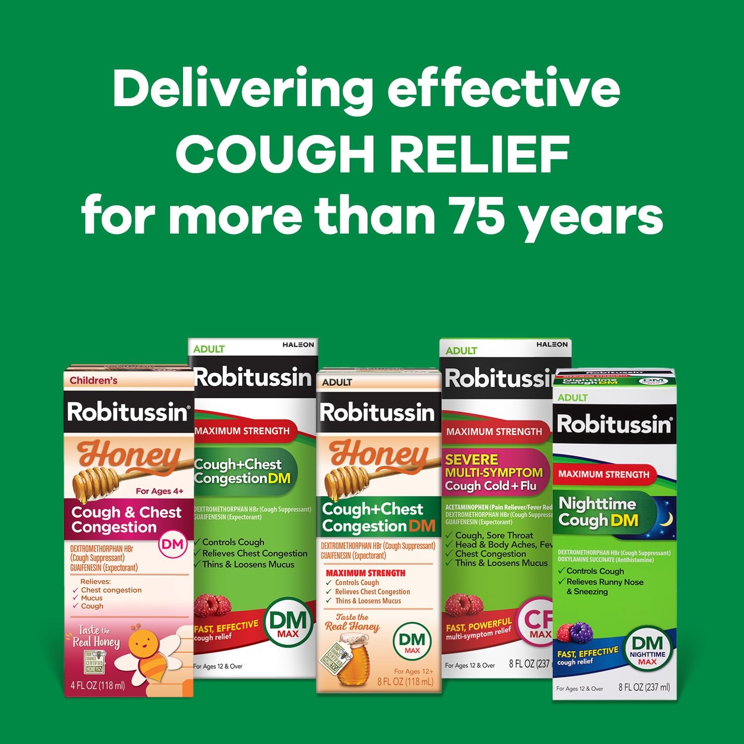 Robitussin Maximum Strength Honey Cough Plus Chest Congestion Dm Cough Medicine
