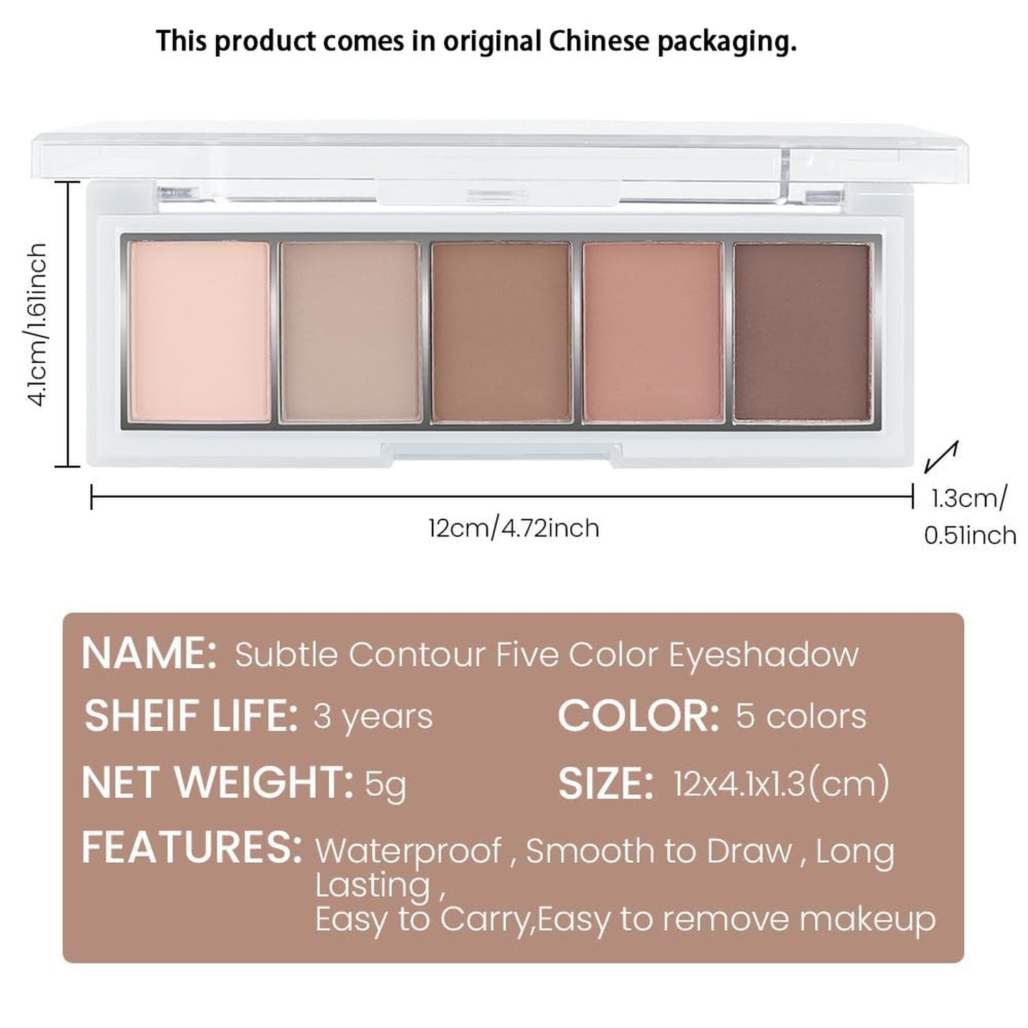 Matte Eyeshadow Palette,Peach Nude Neutral Eye Shadow,Rosy Beige Taupe Brown …