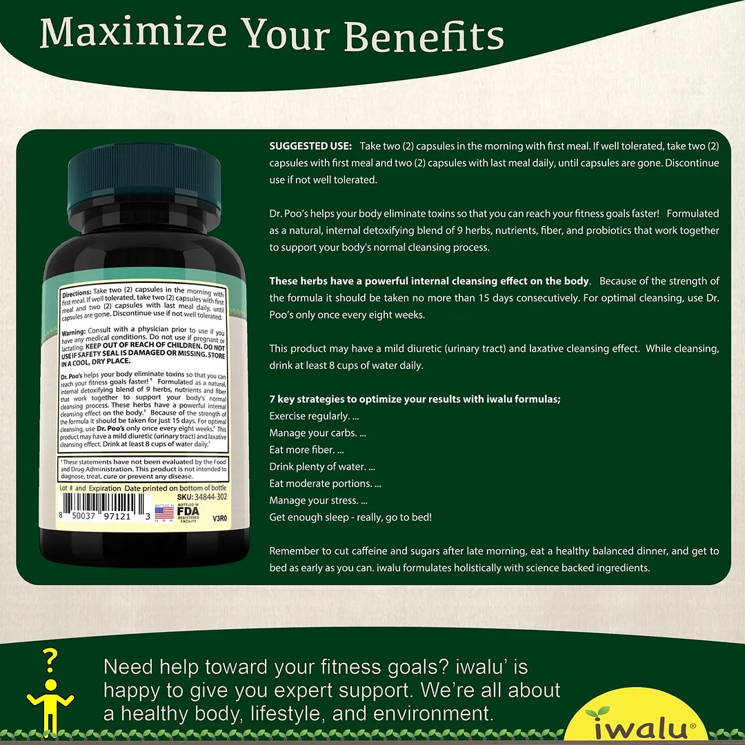 14 Day Cleanse | Best Supplement Capsule Pill Men Women FREE SHIP
