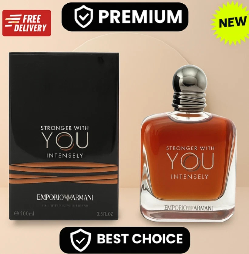 Stronger With You Intensely Men’s 3.4 fl oz Eau De Parfum Spray – (New & Sealed)