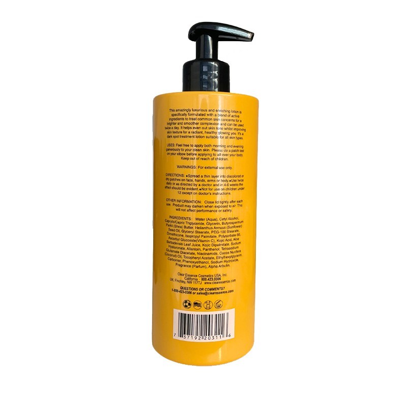 Clear Essence Melanin Glow Vitamin c Complexion Lotion 17.6 oz(EA)