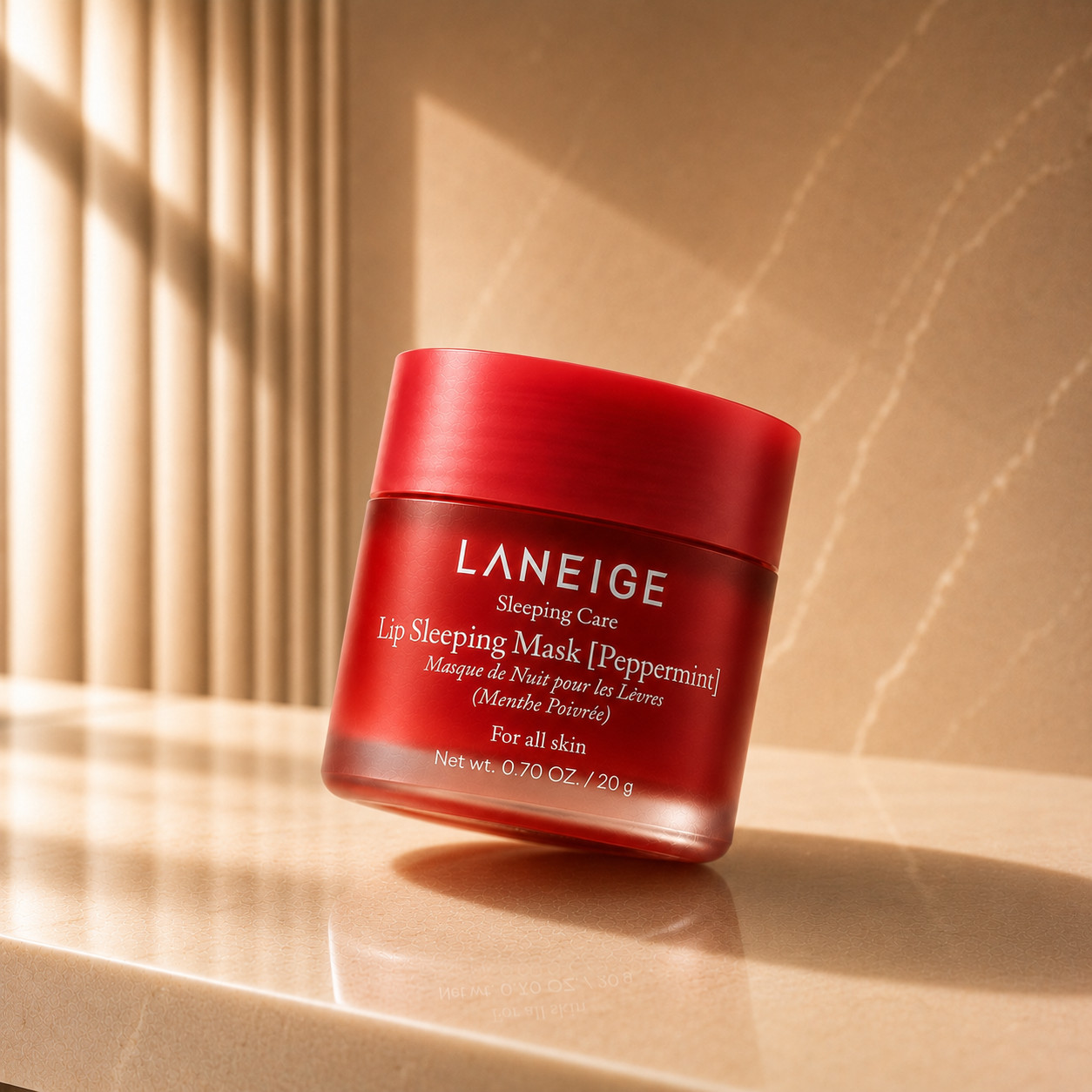 K-Beauty LANEIGE Lip Sleeping Mask 20g + Lip Glowy Balm Berry 10g Set