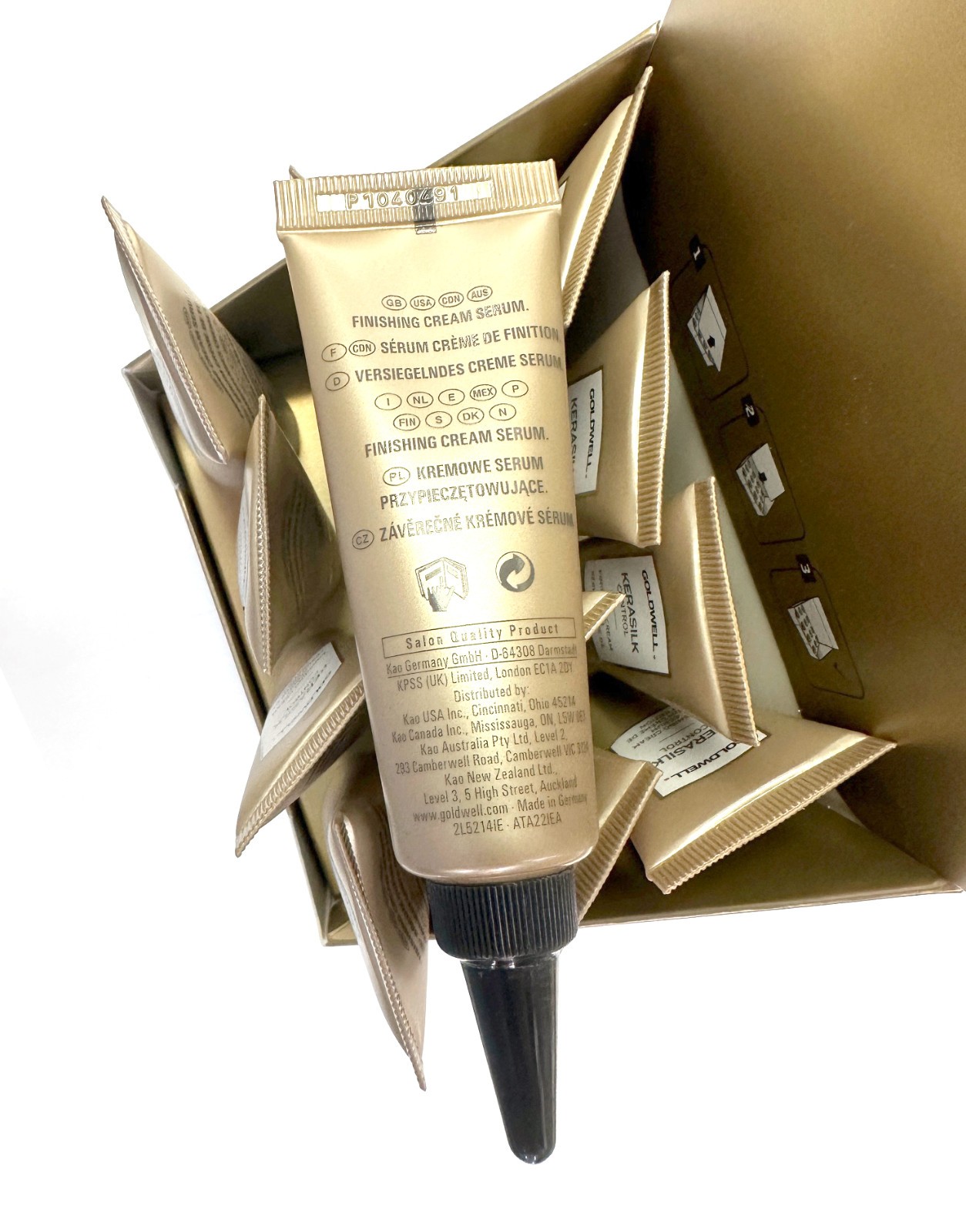 GOLDWELL – KERASILK CONTROL FINISHING CREAM SERUM 0.7 FL OZ. (Pack of 12) NEW