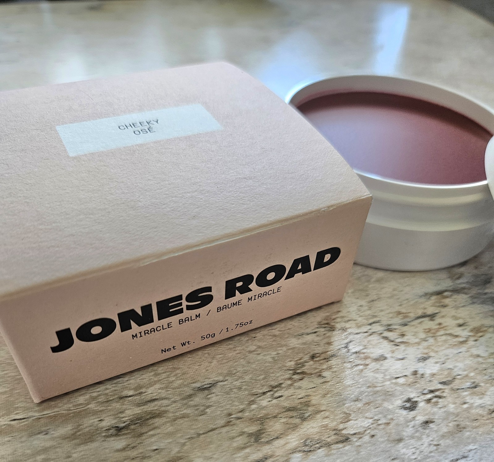 Jones Road CHEEKY/OSE Miracle Balm 1.75 oz Plum Berry Tinted Balm Dewy Glow NIB!
