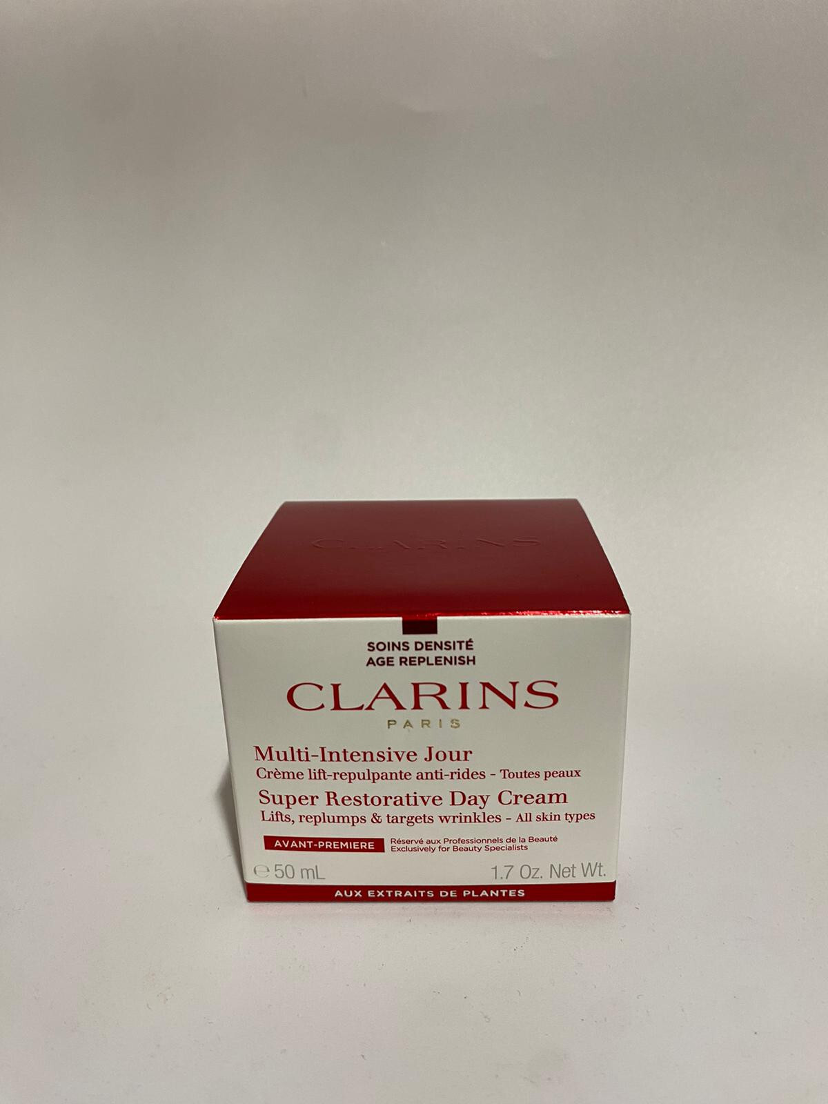 Clarins Super Restorative Day Illuminating Lifting Replenishing Cream – 1.7 oz