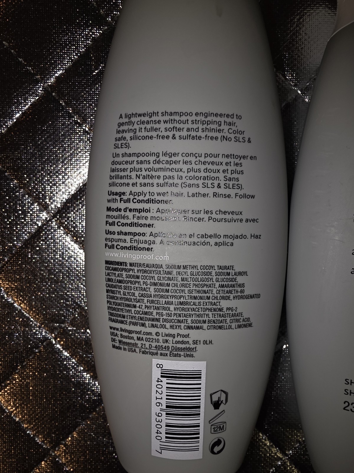 Living Proof Full Shampoo 8 Fl Oz Lot Of 2