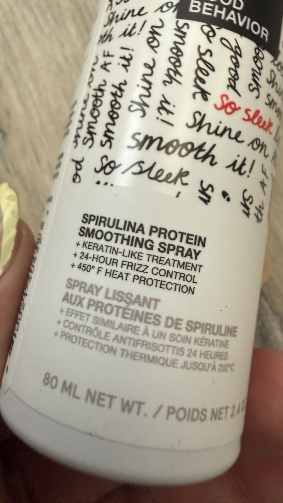 IGK good Behavior Spirislina Proein Smoothing Blow Out Spray 2.4 FL OZ