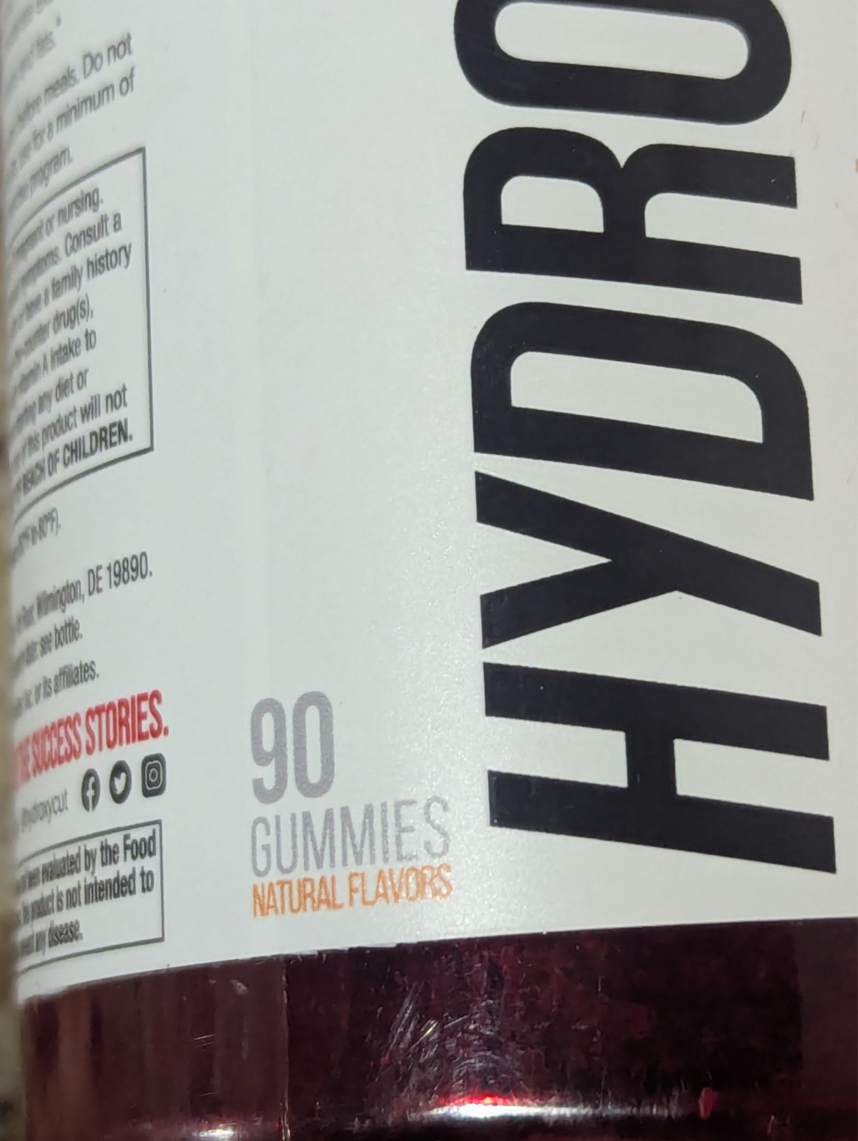 HydroxyCut Weight Loss Multivitamin Fruit Flavored Gummies 90 ct exp: 02/2027