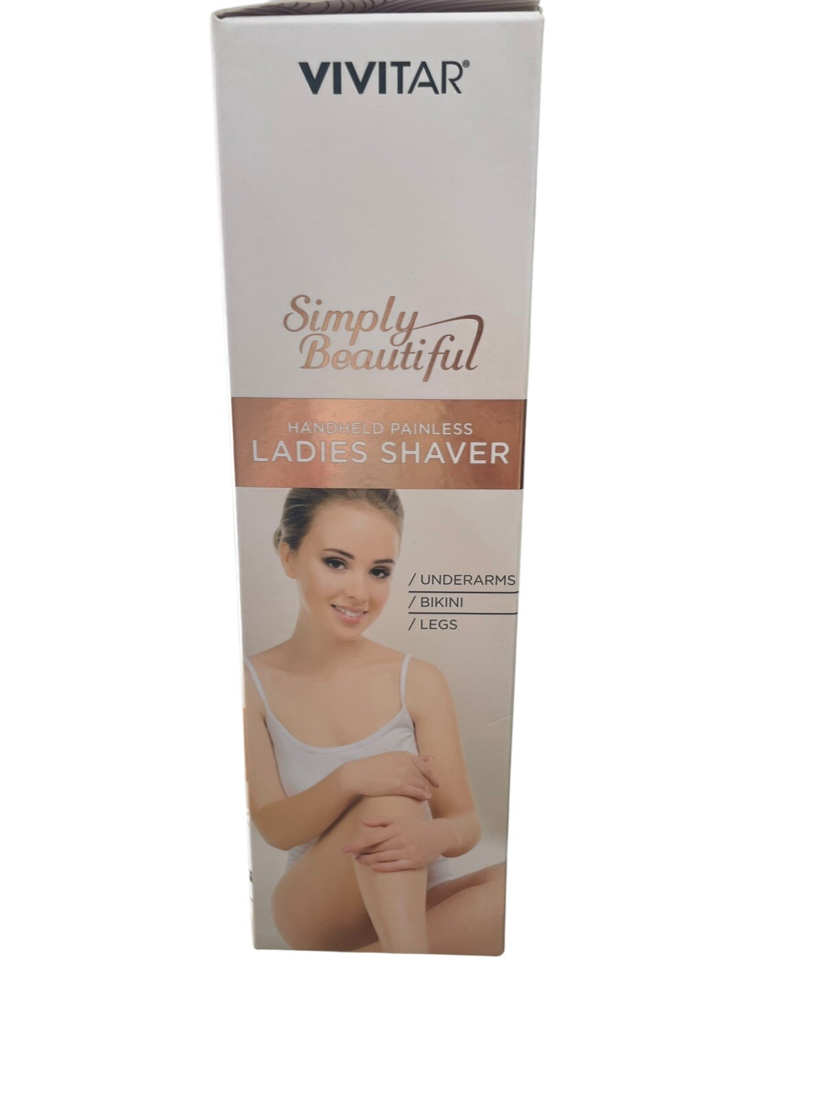 VIVITAR SIMPLY BEAUTIFUL HANDHELD PAINLESS LADIES SHAVER BOXED