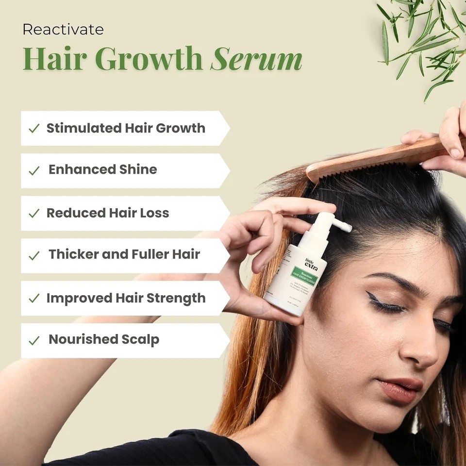 Little Extra Reactivate Hair Growth Serum with 2% Rosemary 30ml Bottle