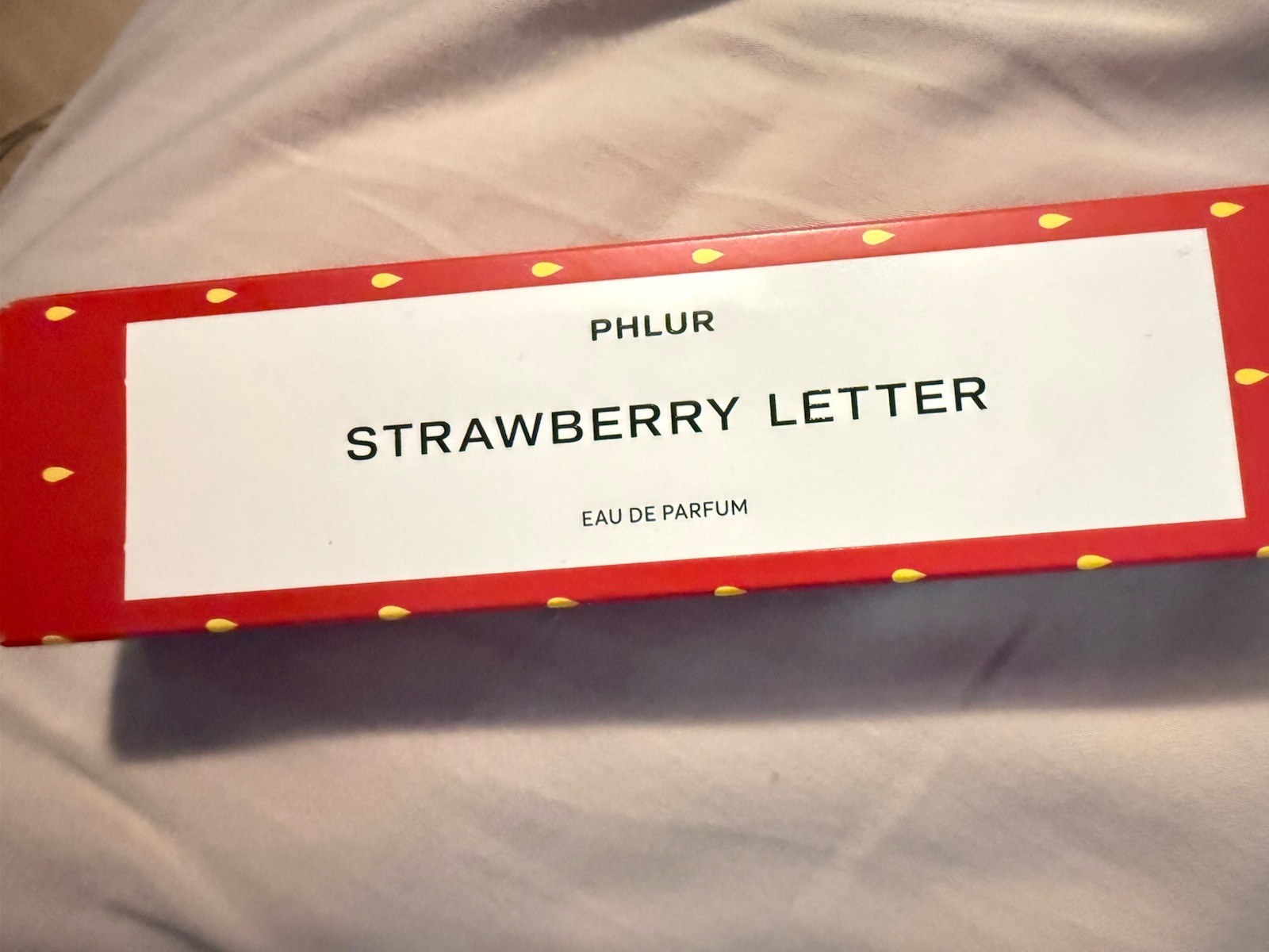 PHLUR Strawberry Letter Eau de Parfum Spray Travel Size 0.3 fl oz (Boxed)