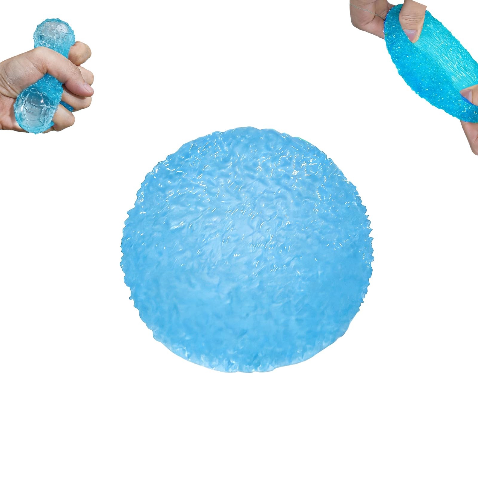 Textured Squishy Stress Ball 6cm/2.36in for Kids Ages 3+ & Adults, Sensory Sq…