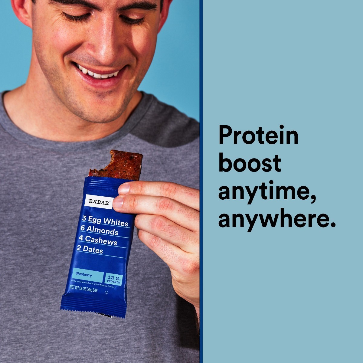 RXBAR Blueberry Protein Bars – 12g Protein – 18.3oz/10ct