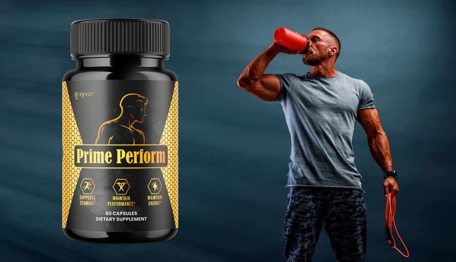(5 Pack) Prime Perform Advanced Male Support Supplement PrimePerform 300 Capsule