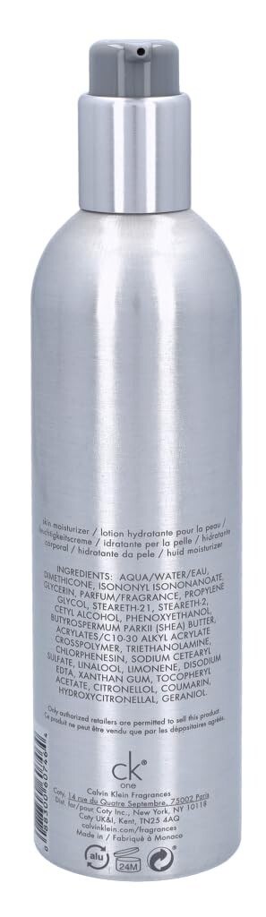 *PACK OF 2* Calvin Klein CK ONE BODY LOTION Skin Moisturizer for Unisex 8.5 oz