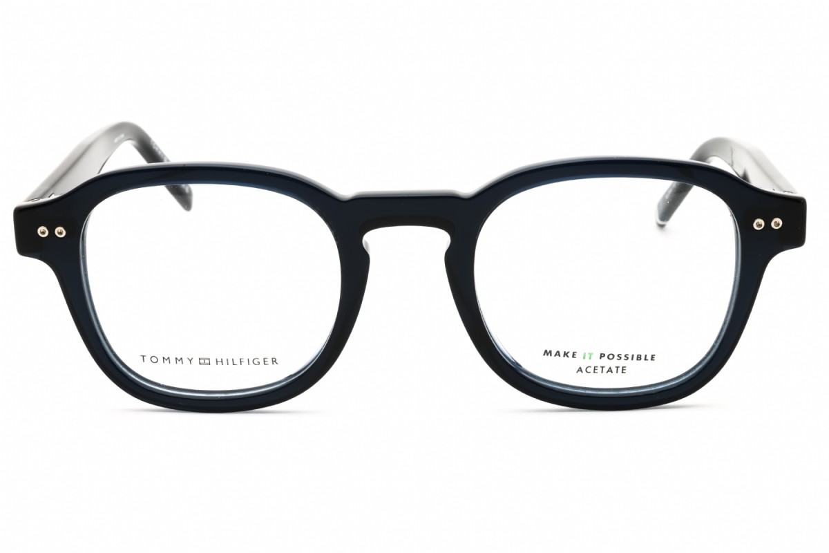 Tommy Hilfiger TH 2033 0PJP 00 Blue 48mm Eyeglasses New Authentic