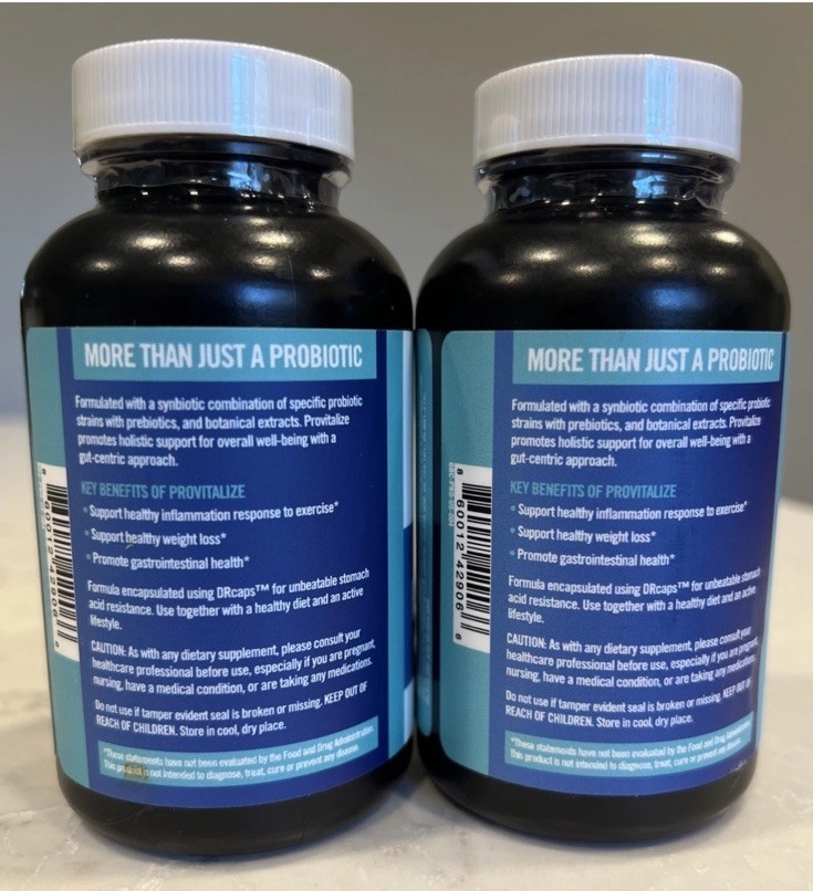 *2 PACK* Better Body Co. Provitalize Probiotic Expires 01/2027 New Sealed