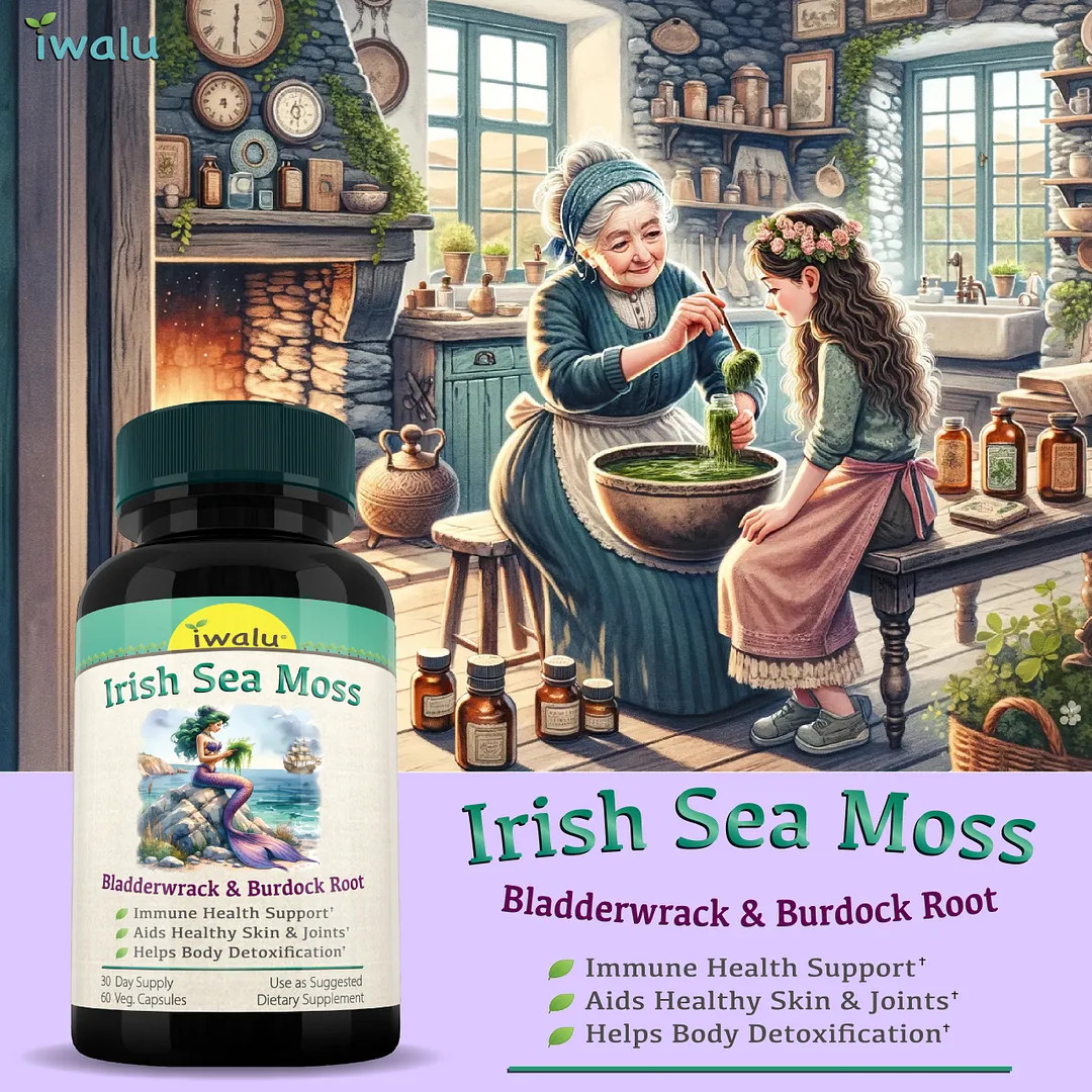 Sea Moss Nutri | Best Supplement Capsule Pill Men Women FREE SHIP