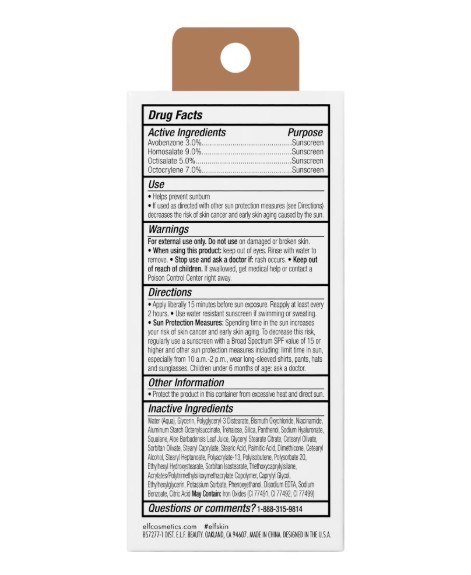 e.l.f. SKIN Suntouchable Whoa Glow SPF 30, Sunburst, 1.7 fl oz
