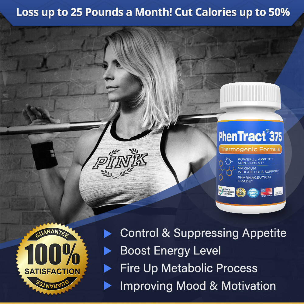 Diet Pills Phen Weight Loss Diet Pills 60 CT Phentemine Phentract375® Fat Burner