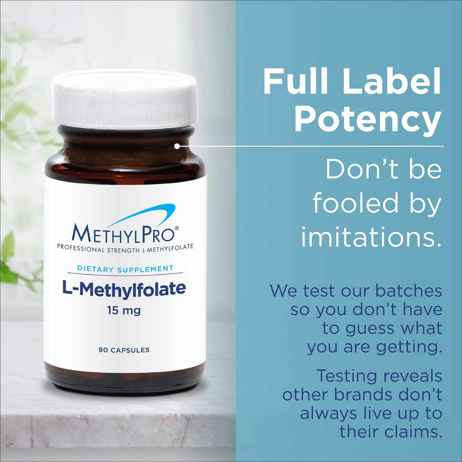 MethylPro 15mg L-Methylfolate (90 Capsules) – Professional Strength Active