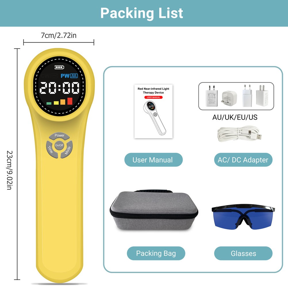 Advanced Cold Laser LLLT Device 1760mW for Chronic Pain Management Treatment