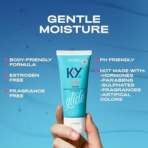 K-y Jelly Classic Water-based Personal Lubricant, Water Based Lube, 7 Oz Pack 1