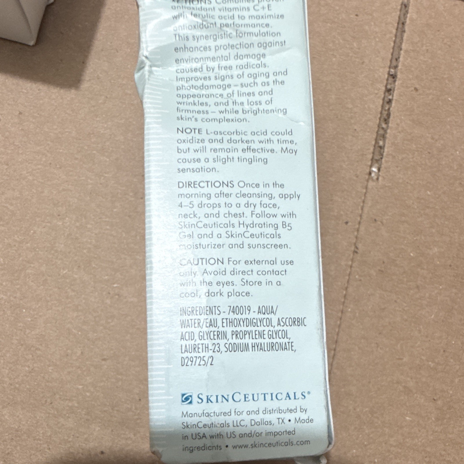 SkinCeuticals C E Ferulic Face Serum L-Ascorbic Acid 15ml/0.5 fl oz