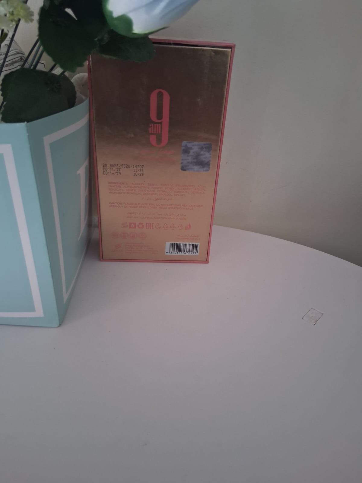 afnan 9am dive 100ml eau de parfum color pink