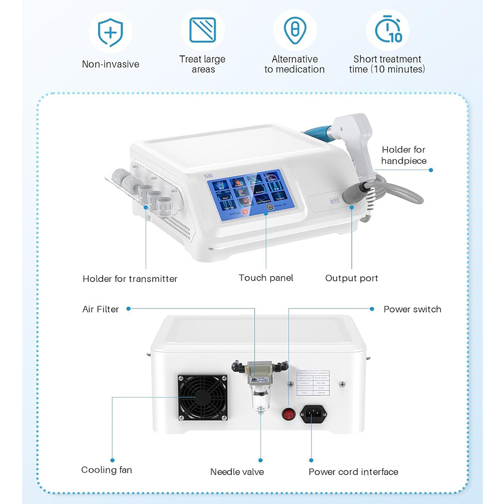 Kalecope Shockwave Therapy Machine Pneumatic Shockwave Pain Relief ED Treatment