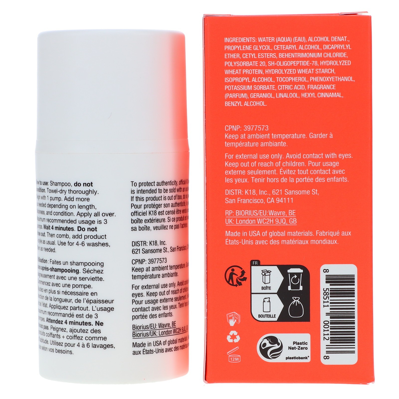 K18 LEAVE-IN MOLECULAR REPAIR HAIR MASK 1.7 OZ ~ BRAND NEW