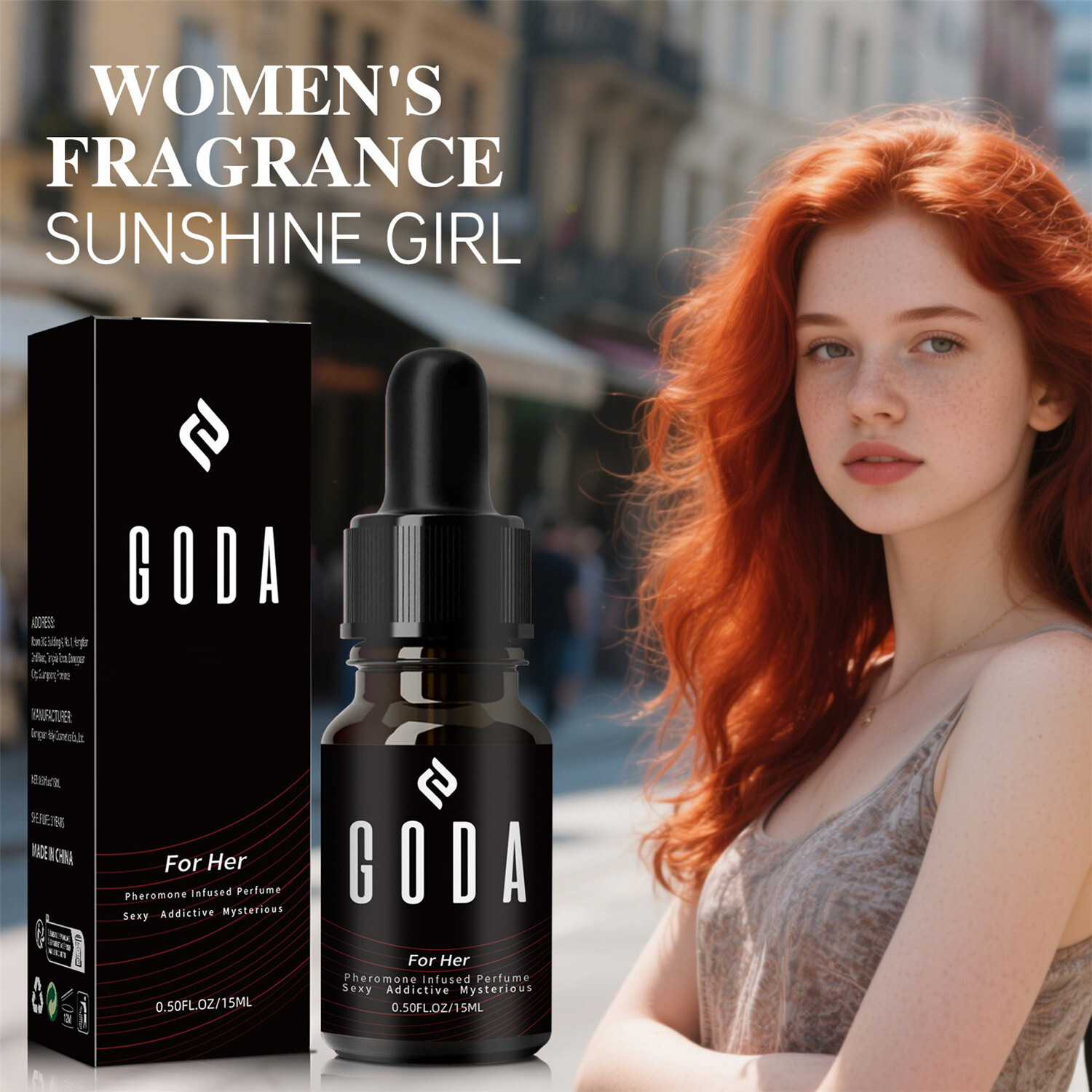 GODA For Her Pheromone Perfume For Women Long-Lasting | Jasmine&Rose |15ml US🔥