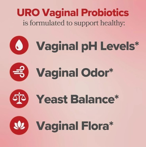3PACK URO O Positiv Vaginal Probiotics for Women pH Balance w/ Prebiotic