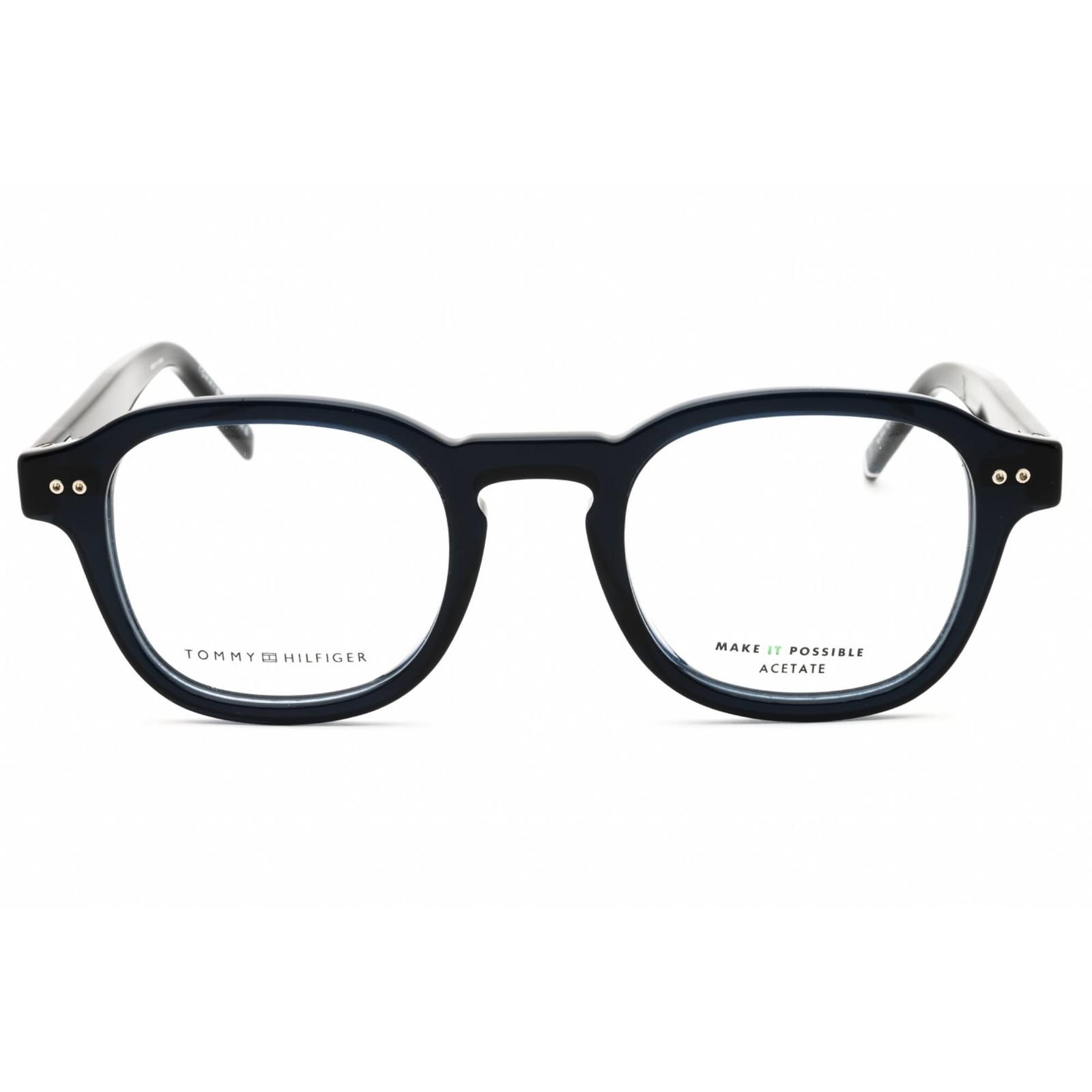 Tommy Hilfiger Unisex Eyeglasses Round Plastic Full Rim Frame TH 2033 0PJP 00