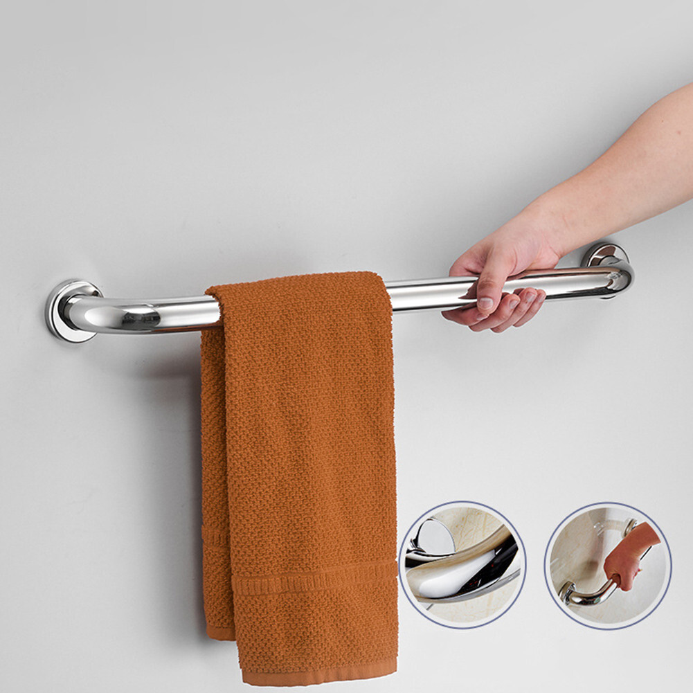 Stainless Steel Grab Bar Bathroom Safety Handicap Shower Tub Handle Support LOT