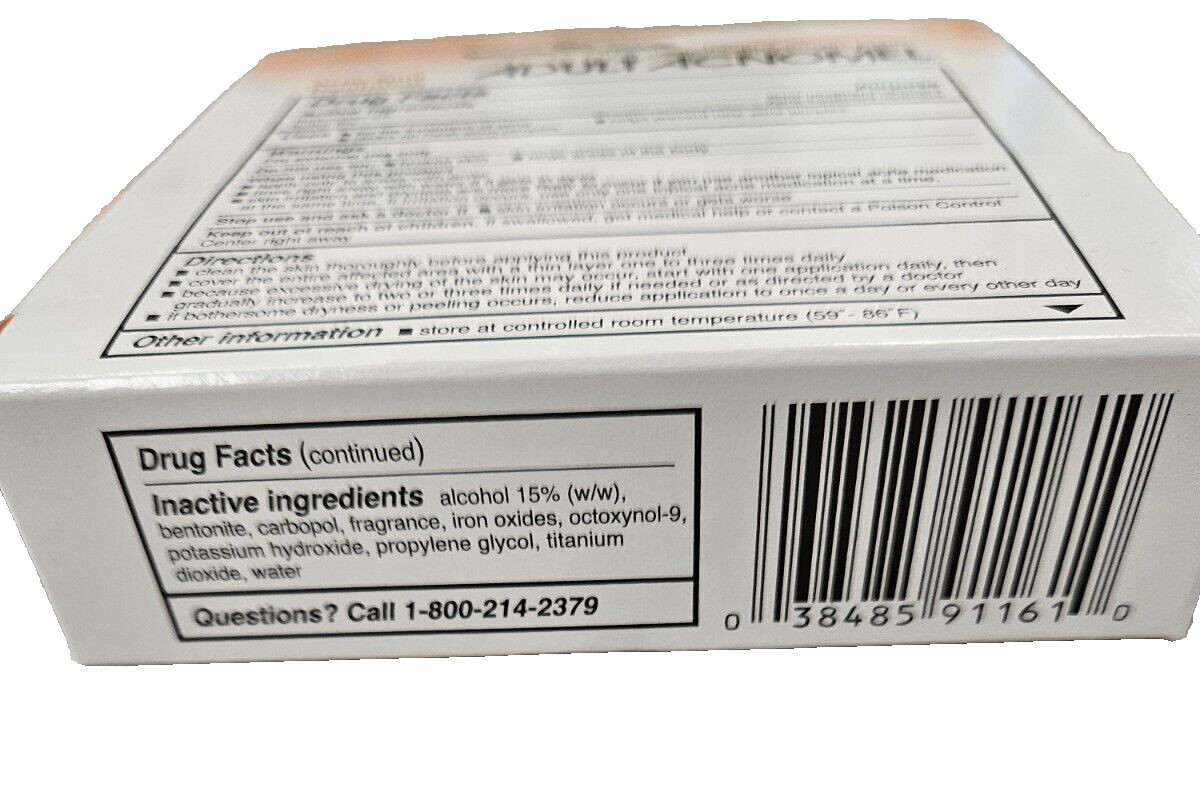 Acnomel Adult Acne Cream 1.3oz ( 3 pack ) NEW LOOK ARRIVING! ^