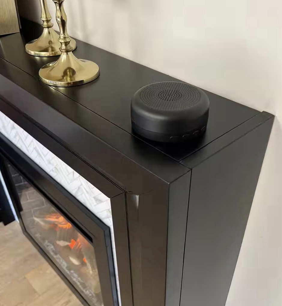 Modern Ember Fire Crackler Sound Machine Black White Noise Device 3.94×1.6 in