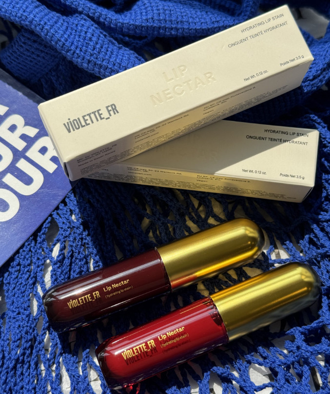 NIB 100% Authentic VIOLETTE_FR LIP NECTAR Hydrating Lip Stain,0.12oz,6 colors