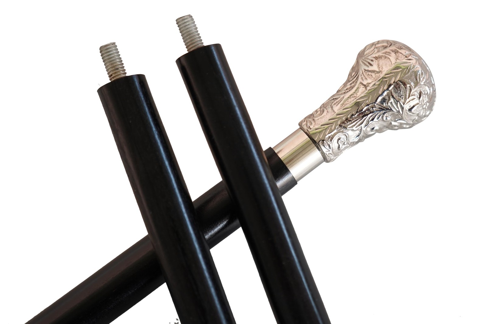 Replica of Bat Masterson Brass Walking Stick with Silver As show in picture