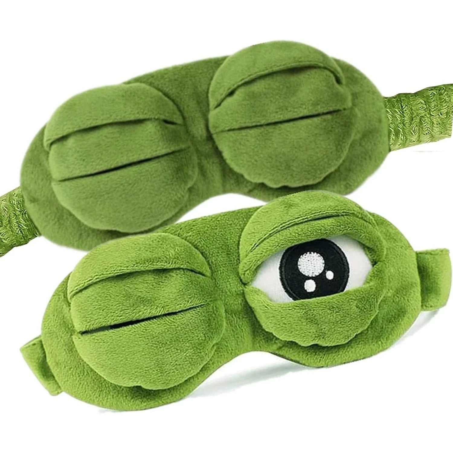 Funny 3D Frog Cute Sleeping Eye Mask Blindfold Travel Sleep Masks Soft Eye Cover