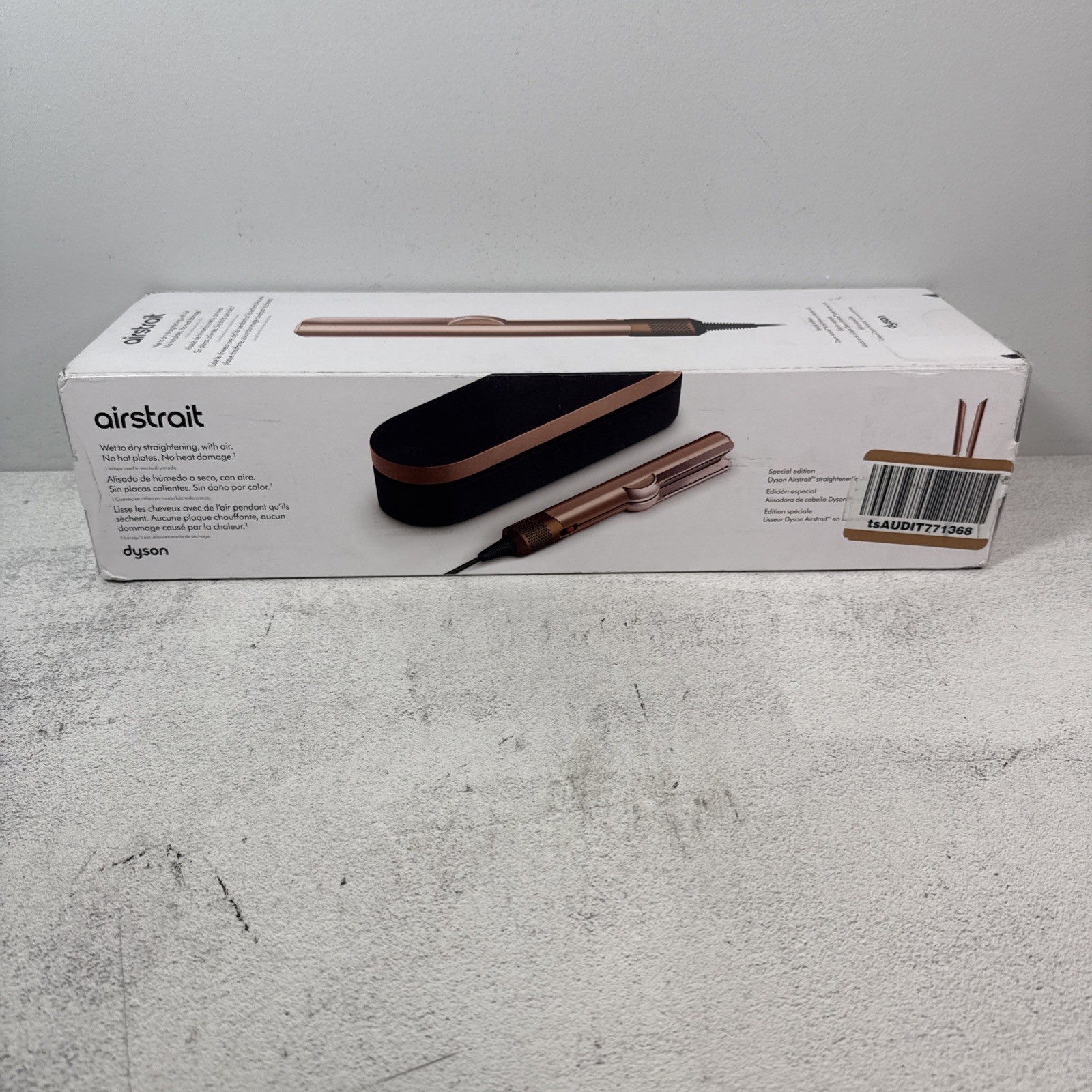 Dyson Airstrait Electric Hair Straightener Amber Silk Special Edition