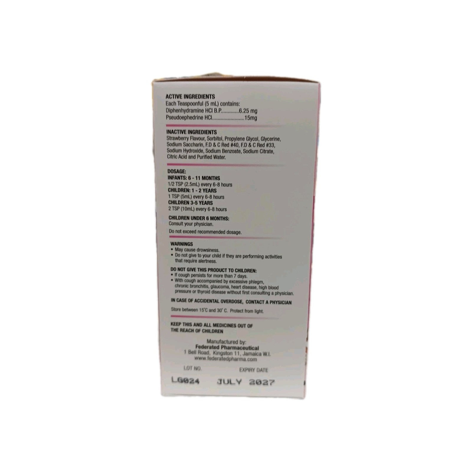 FP Children’s Dph Sinus For Children & Infants 120ml
